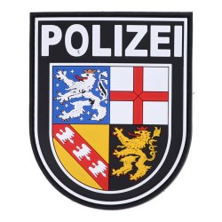 Rubberpatch Polizei Saarland - farbig