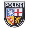 Rubberpatch Polizei Saarland - farbig