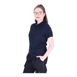 Polo-Shirt dunkelblau mit Schultertunnel 2XL