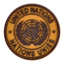 Rubberpatch United Nations beige