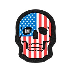 5.11 PAINTED SKULL PATCH American Flag