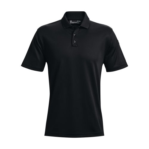 UA Tactical Performance Polo-Shirt 2.0 kurzarm Black Größe S