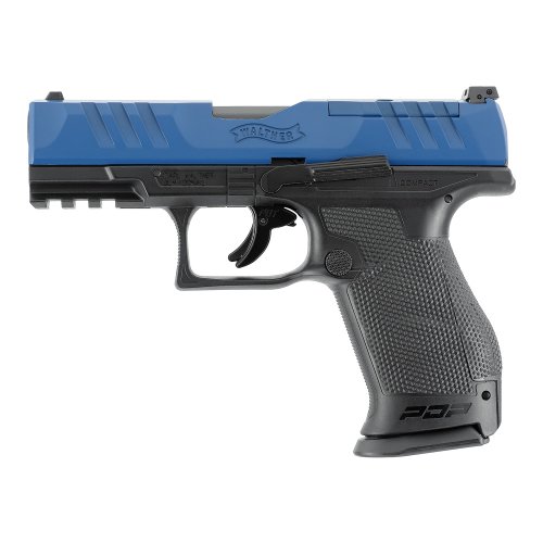 T4E Walther PDP Compact 4" .43, CO? < 5,0 J, blauer Schlitten