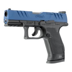 T4E Walther PDP Compact 4" .43, CO? < 5,0 J, blauer Schlitten