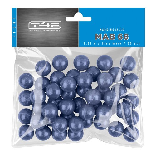 T4E Sport MAB 68 .68, 2,52 g, Blue Mark, 50 St., Polybeutel