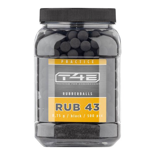 T4E Practice RUB 43 .43, 0,75 g, schwarz, 500 St., Behälter