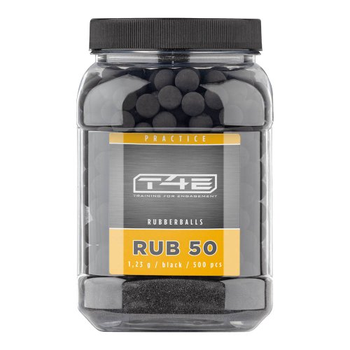 T4E Practice RUB 50 .50, 1,23 g, schwarz, 500 St., Behälter