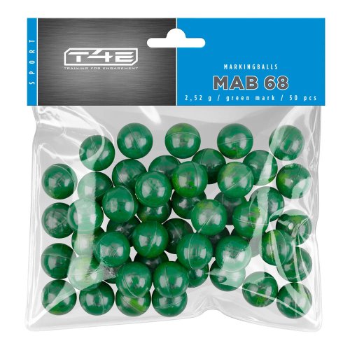 T4E Sport MAB 68 .68, 2,52 g, Green Mark, 50 St., Polybeutel