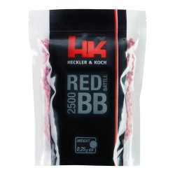 Heckler & Koch Premium BBs 6 mm, 0,25 g, rot, 2.500...