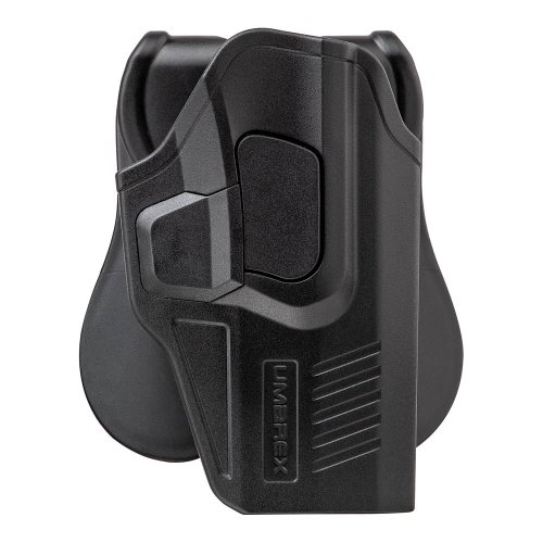 Umarex Polymer Paddle Holster Compact für GLOCK 17 / 19 etc., mit seitlichem Release-Button