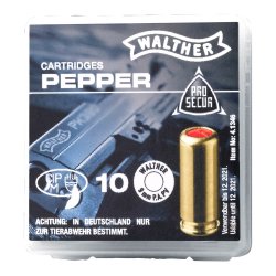 Walther Pfefferpatronen 9 mm P.A. PV, 10 St.