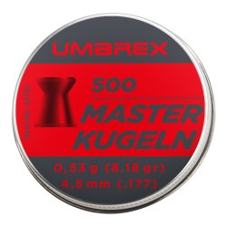 Umarex Masterkugeln 4,5 mm (.177), Flachkopf, 0,53 g, 500...