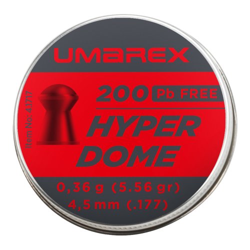 Umarex Hyperdome 4,5 mm (.177), Rundkopf, 0,36 g, bleifrei, 200 St., Dose