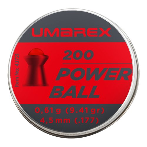 Umarex Powerball 4,5 mm (.177), Stahlrundkopf 0,61 g, 200 St., Dose