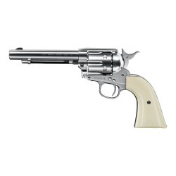 Colt SAA .45 - 5.5" 4,5 mm (.177) BB, CO?, < 3,0 J, Nickel-Finish