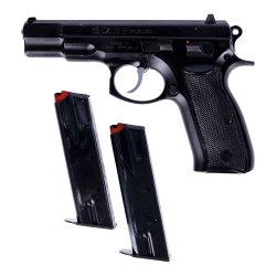 Pistole CZ-75 Kaliber 9mm mit WS Kaliber .22lr