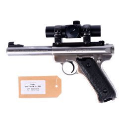 Pistole Ruger Sport-Mark II Target Kal. .22lr mit Red-Dot