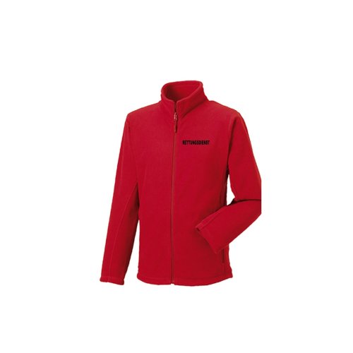 Fleecejacke Rettungsdienst rot L